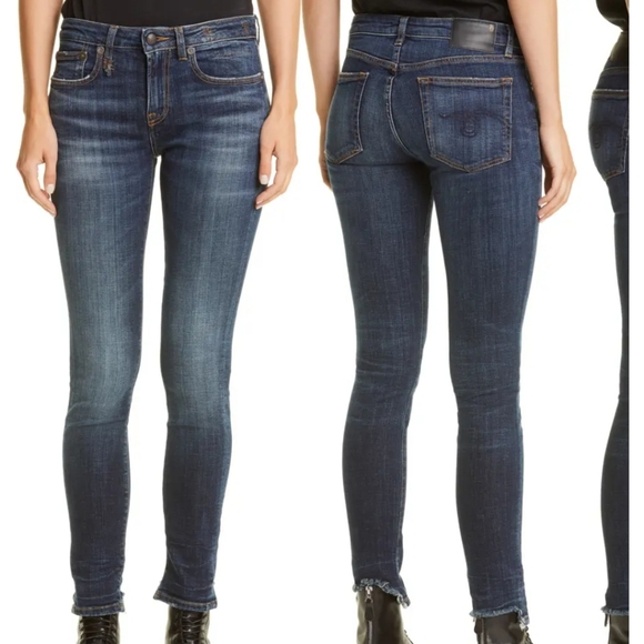 R13 Alision Crop Jeans - Size 27 - Picture 1 of 7